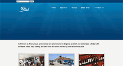 Desktop Screenshot of cafeoasis.co.uk